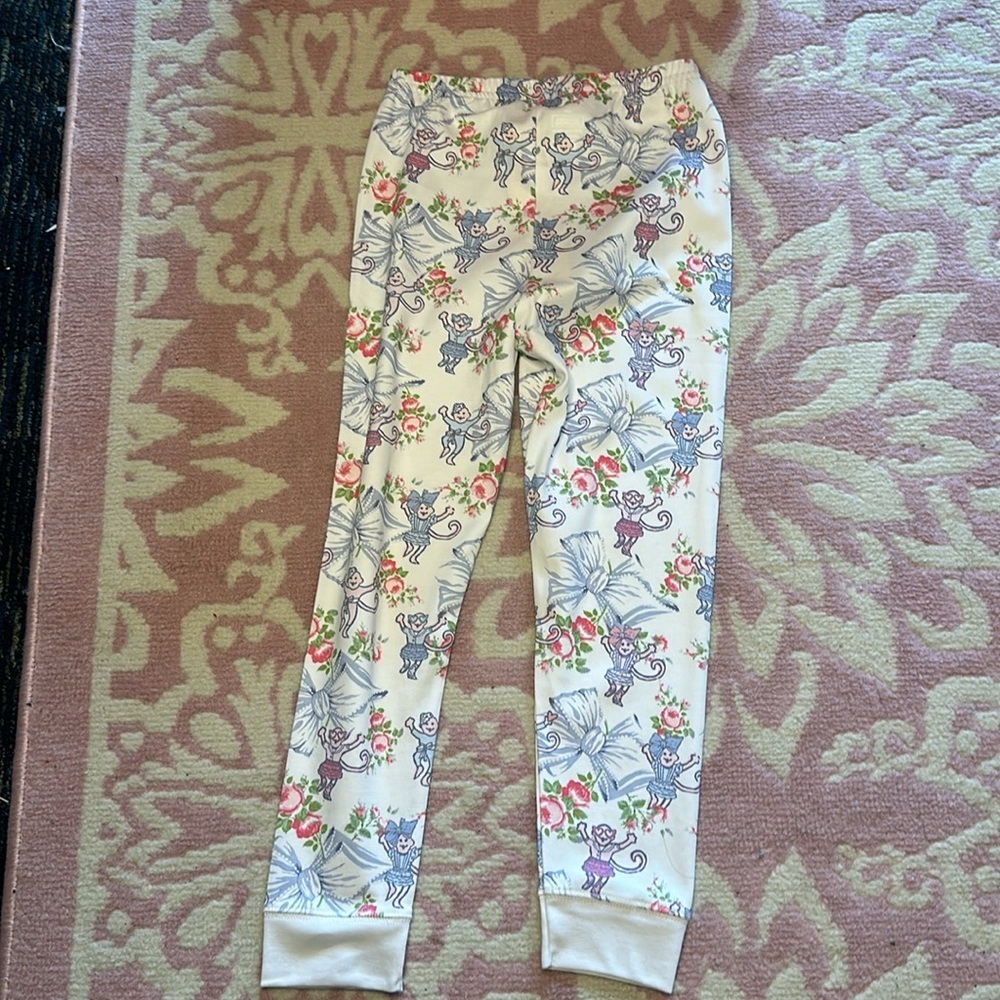 NWT Roller Rabbit X LoveShack Rosa Beaux Monkey Kids Pajamas Pastel Blue‎ - Picture 12 of 15
